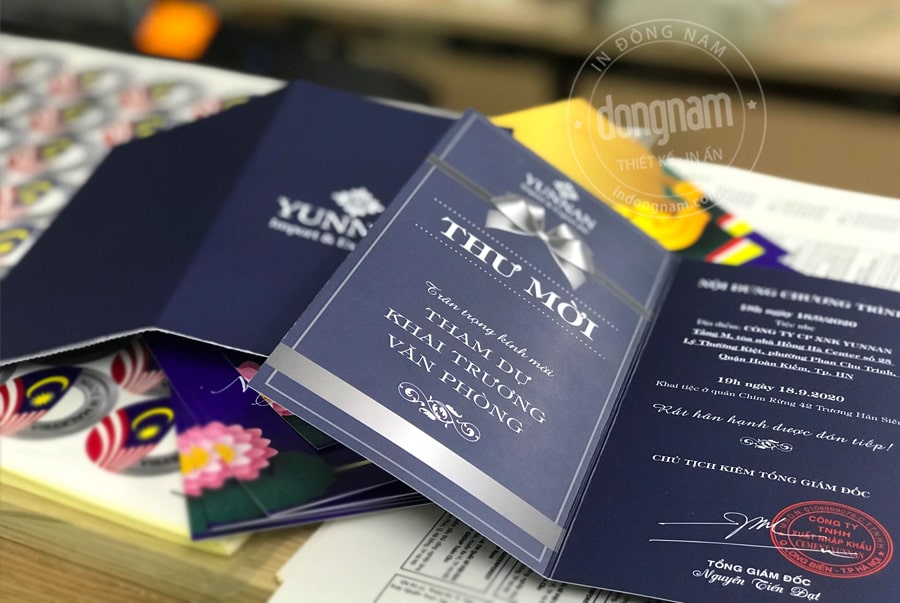 In giấy mời, thiệp mời tại Vinh Nghệ An